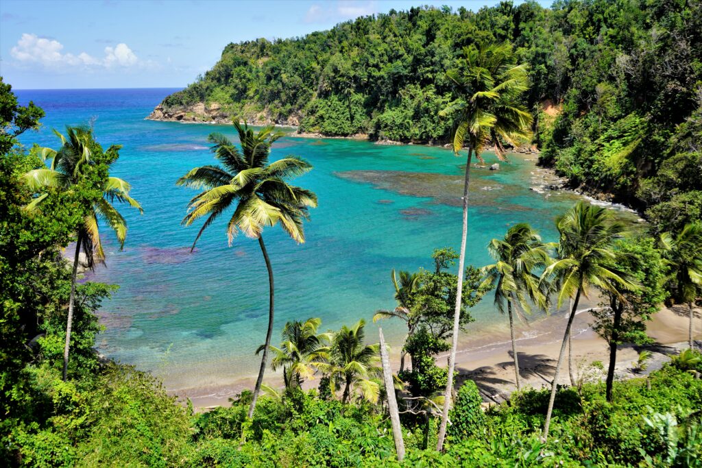 Nummer 1 in de lijst van Caribische eilanden is Dominica