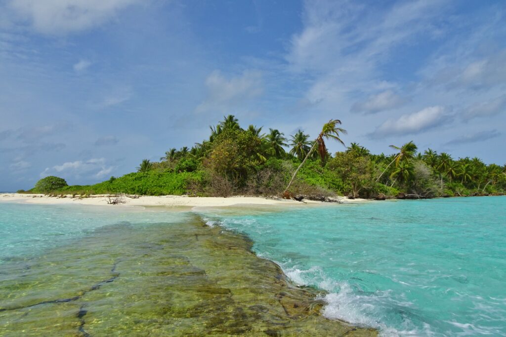 Backpacken Malediven tip: Feridhoo eiland.