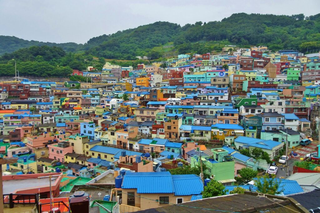 Gamcheon de meest kleurrijke wijk van Korea.