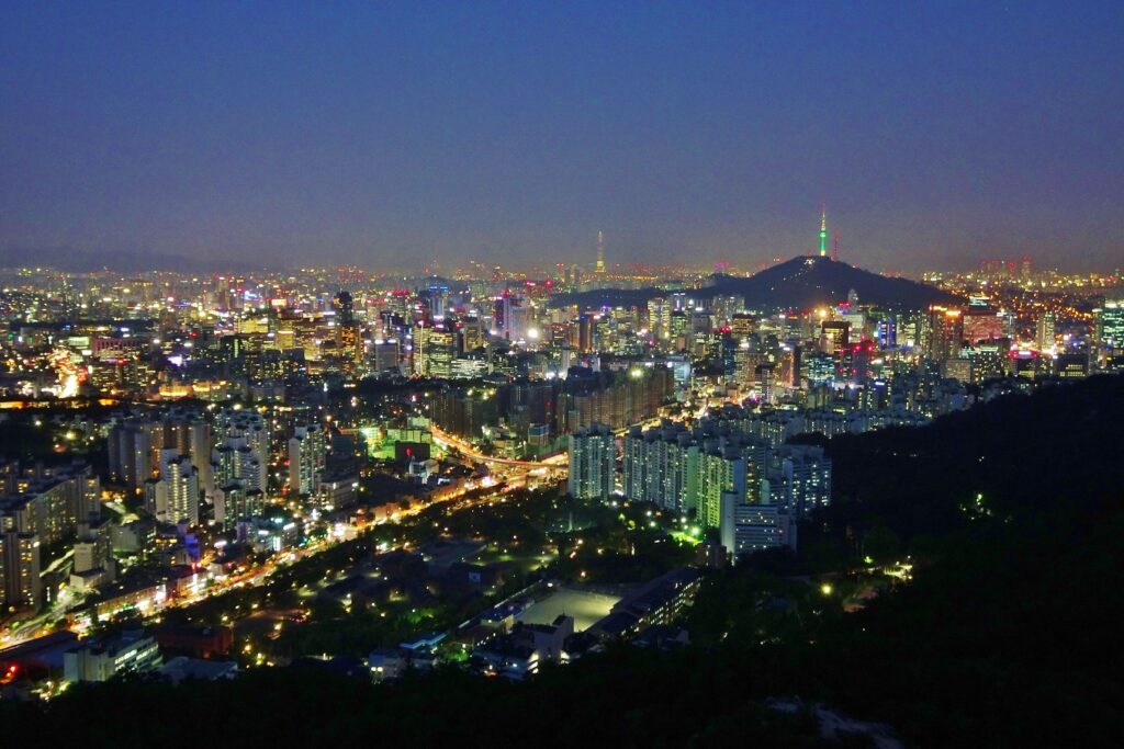 Backpacken Seoul Zuid-Korea Mount Ansan