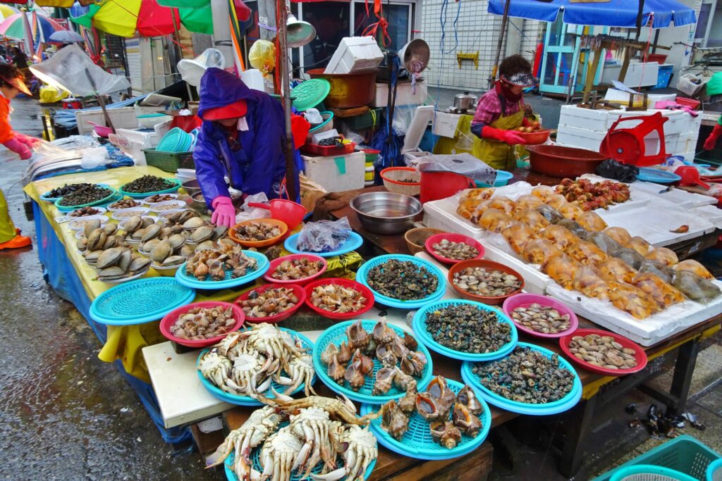 Jachalchi, de grootste vismarkt van Zuid-Korea