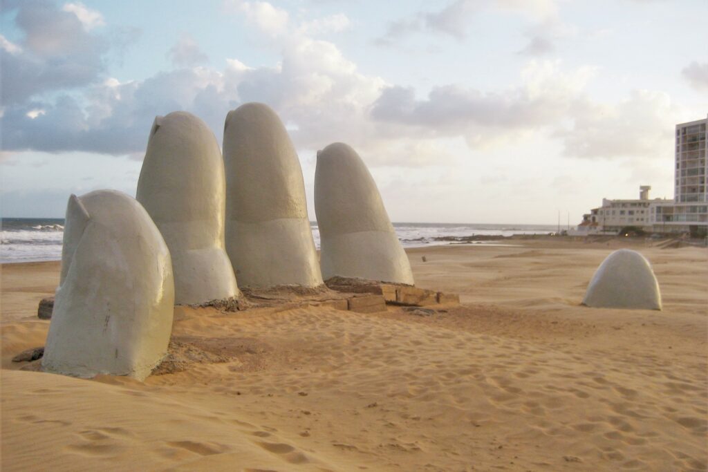 La Mano de Punta del Este in Uruguay