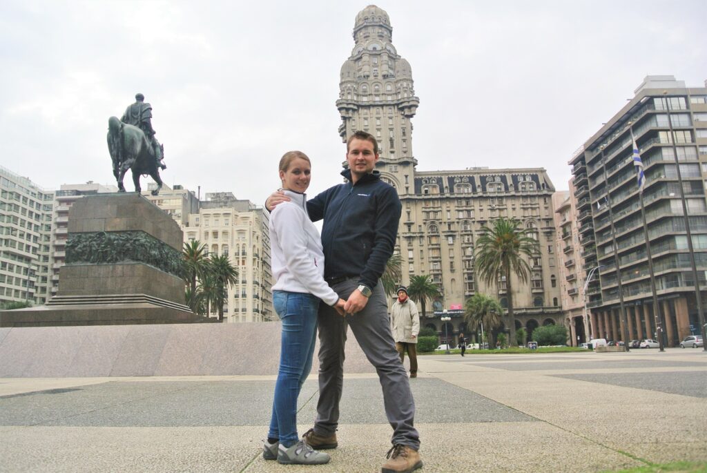 Plaza Independencia in Montevideo, Uruguay