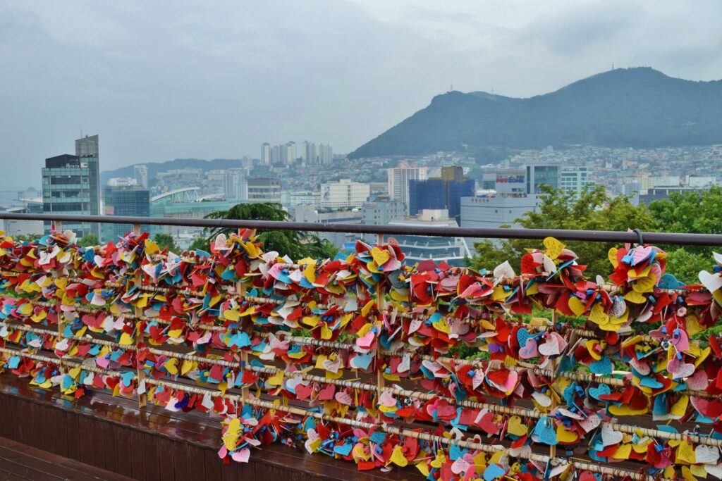 Kunstwerken in Busan, Zuid-Korea