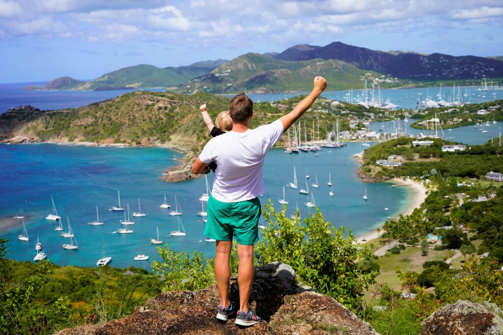 Uitzicht Shirley Heights in Antigua