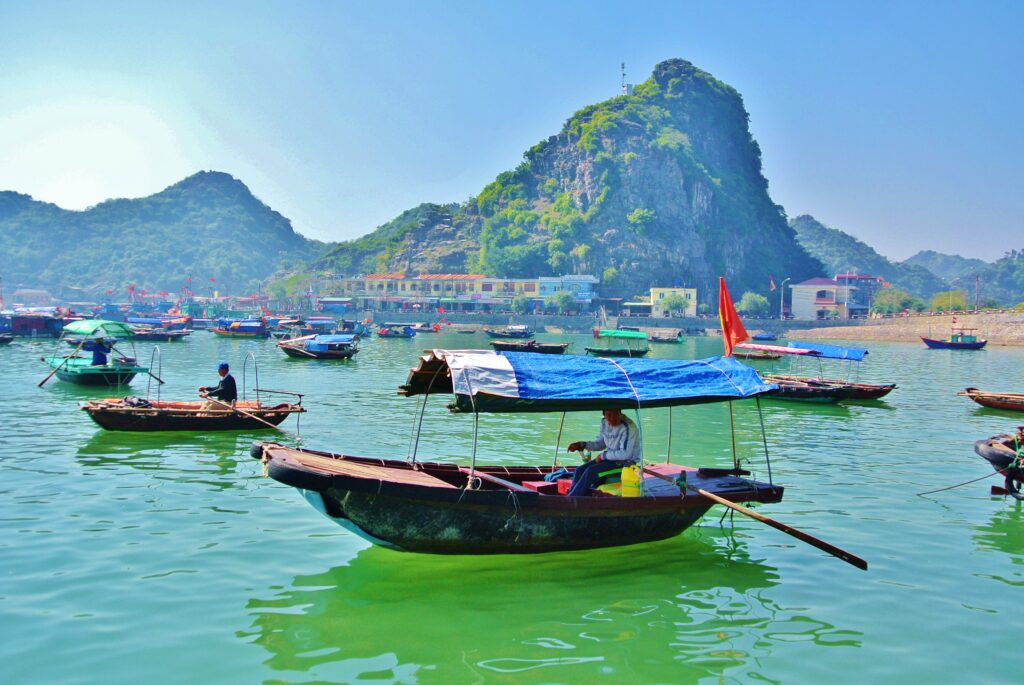 Ha Long Bay in het Noorden van Vietnam